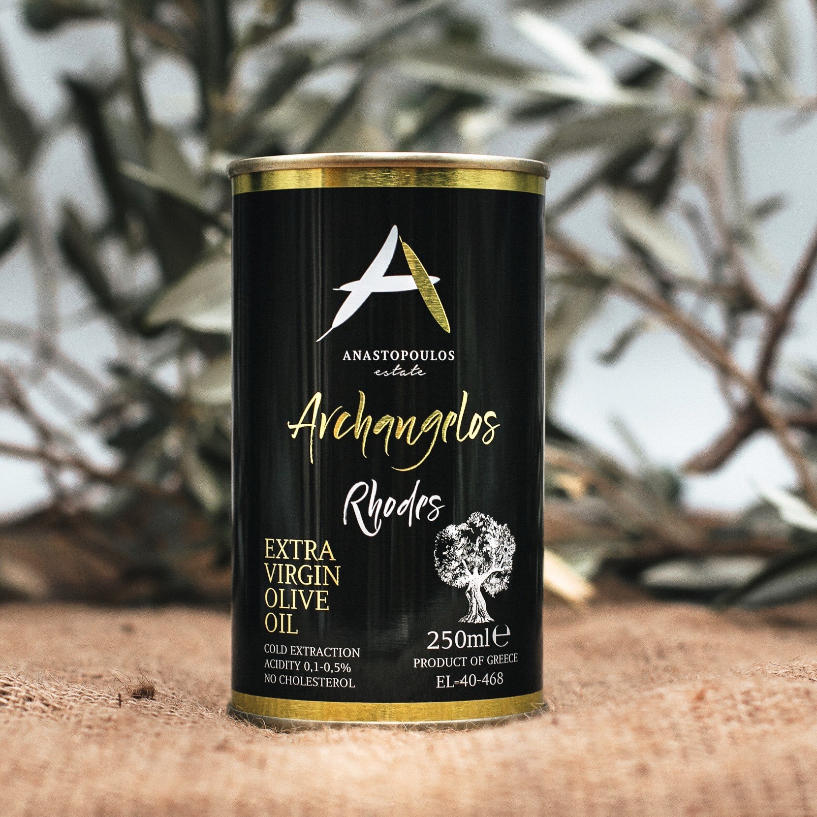 Extra Virgin Olive Oil Archangelos tin 250ml