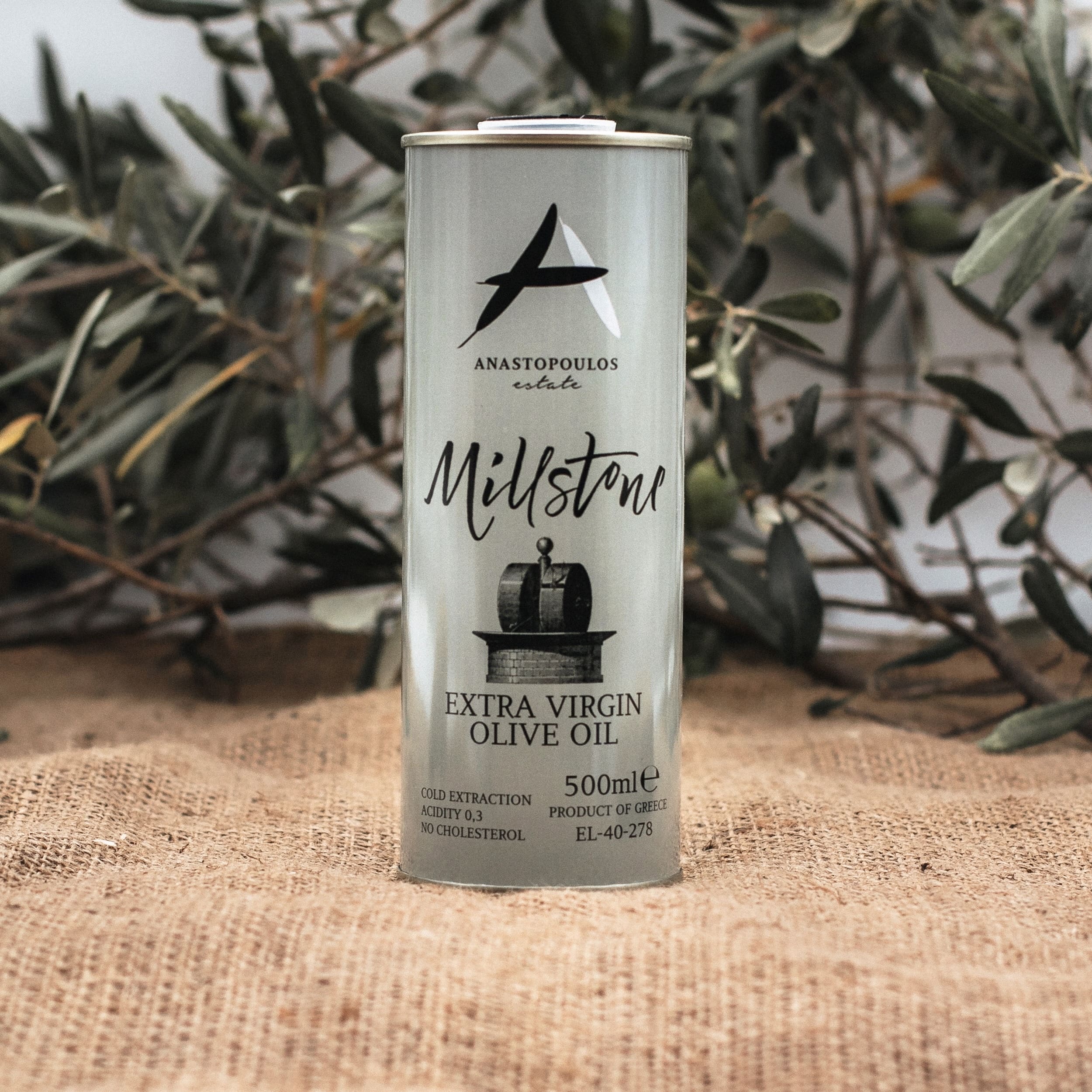 Extra Virgin Olive Oil Millstone tin 500ml