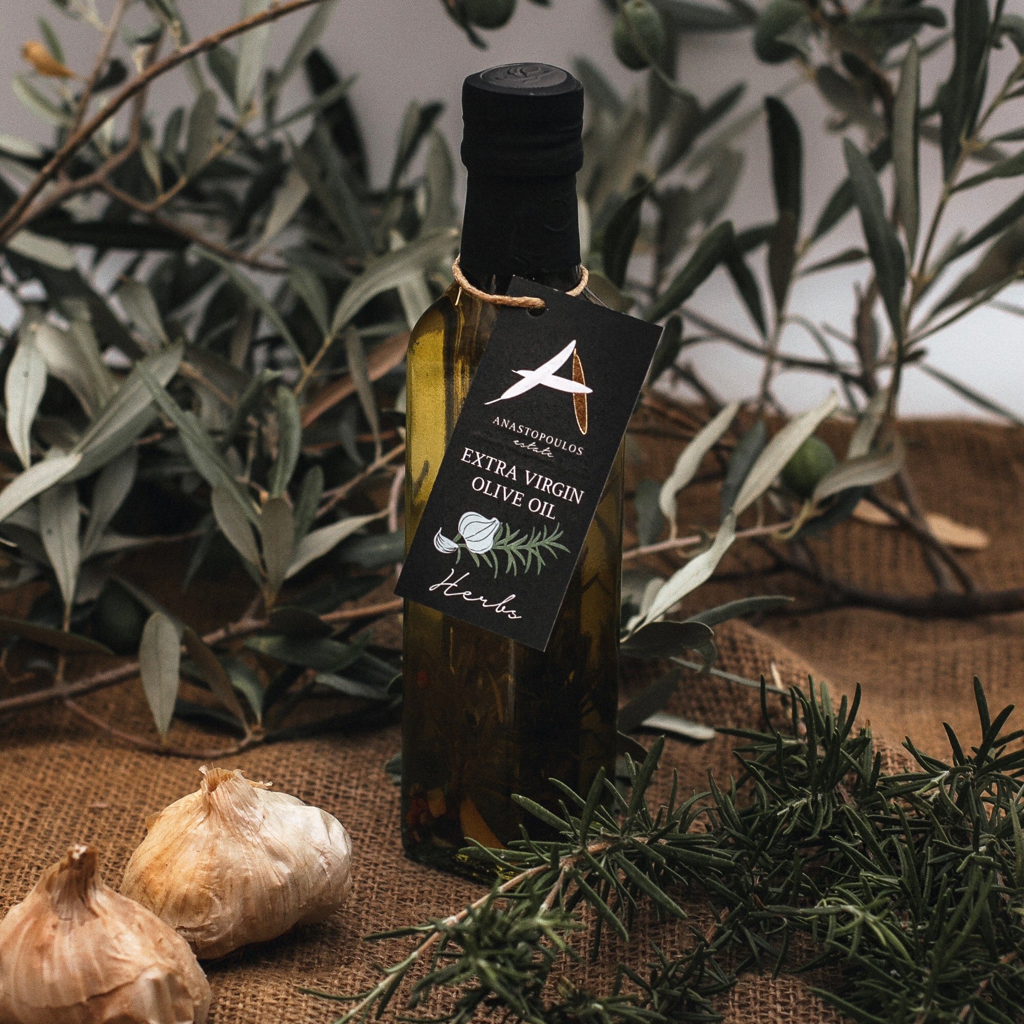 Extra Virgin Olive Oil Rosemary glass 250ml